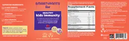 Label for Healthy Kids Immunity Elderberry Flavor