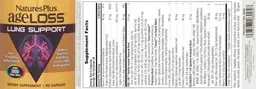 Label for Lung Support