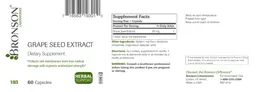 Label for Grape Seed Extract