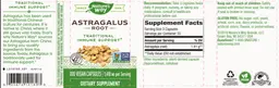 Label for Astragalus Root 1,410 mg