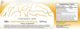 Label for Hesperidin Capsules 500 mg
