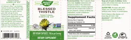 Label for Blessed Thistle 780 mg
