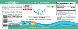 Label for Algae DHA