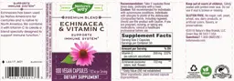 Label for Echinacea & Vitamin C