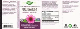 Label for Echinacea Root Complex 900 mg