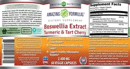 Boswellia Extract Turmeric & Tart Cherry