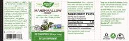 Label for Marshmallow Root 960 mg