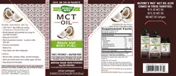 Label for MCT Oil