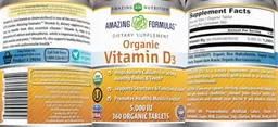 Organic Vitamin D3 5,000 IU