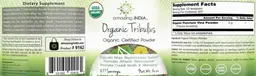 Label for Organic Tribulus