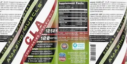 Label for CLA 1250 mg