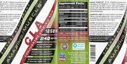 Label for CLA 1250 mg