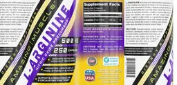 Label for L-Arginine 500 mg
