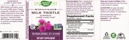 Label for Milk Thistle