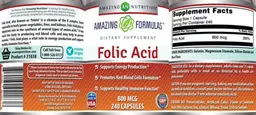 Folic Acid 800 mcg