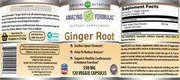 Ginger Root 550 mg