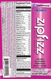 Label for Zipfizz Berry