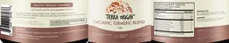 Label for Organic Turmeric Blend Chai
