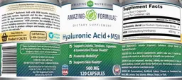 Hyaluronic Acid + MSM 500 mg