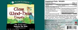 Label for Clear Wind-heat Teapills