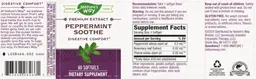 Label for Peppermint Soothe
