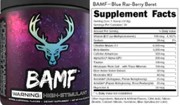 BAMF Blue Raz-Berry Beret