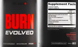 Label for Burn Evolved