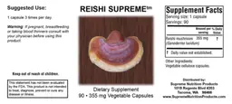 Label for Reishi Supreme
