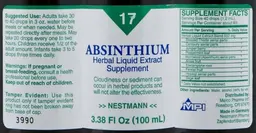 Label for Absinthium