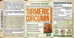 Label for Turmeric Curcumin