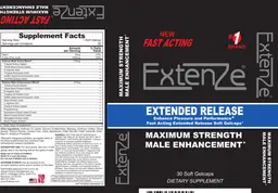 Label for ExtenZe Extended Release