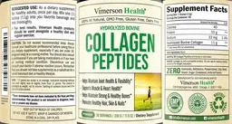 Label for Collagen Peptides