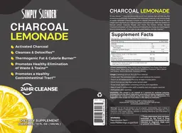 Label for Charcoal Lemonade