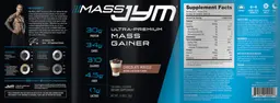 Label for Mass JYM Chocolate Mousse
