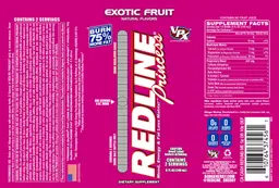 Label for Redline Princess Exotic Fruit