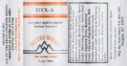 Label for DTX-A
