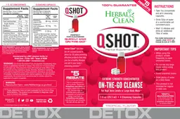Label for 1 Fl Oz Concentrate