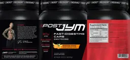 Label for Post JYM Fast-Digesting Carb Mandarin Orange