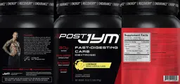 Label for Post JYM Fast-Digesting Carb Lemonade