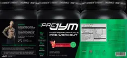 Label for Pre JYM Natural Island Punch