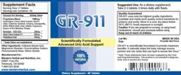 Label for GR-911
