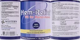 Label for Hem-Relief