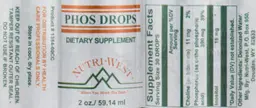 Label for Phos-Drops