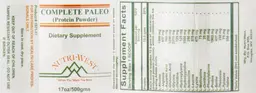 Label for Complete Paleo (Protein Powder)