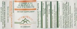 Label for Complete Sublingual Glutathione