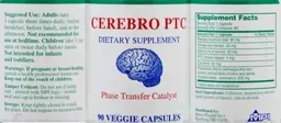 Label for Cerebro PTC