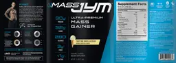 Label for Mass JYM Tahitian Vanilla Bean