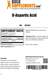 Label for D-Aspartic Acid