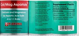 Label for Cal/Mag Aspartate
