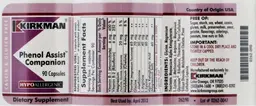 Label for Phenol Assist Companion